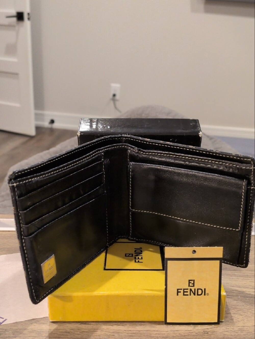 Fendi Vintage Zucca FF Jacquard Bi-Fold Wallet - Picture 6 of 13